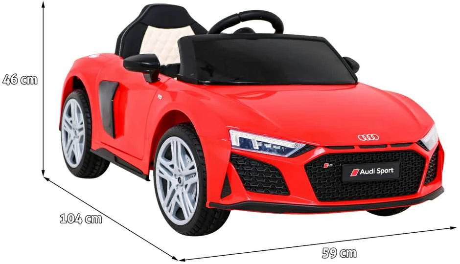 Ramiz Elektromobilis Audi R8 LIFT, Raudona