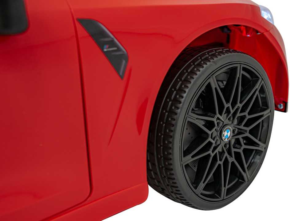 Ramiz Vaikiškas elektromobilis BMW M4 raudonas