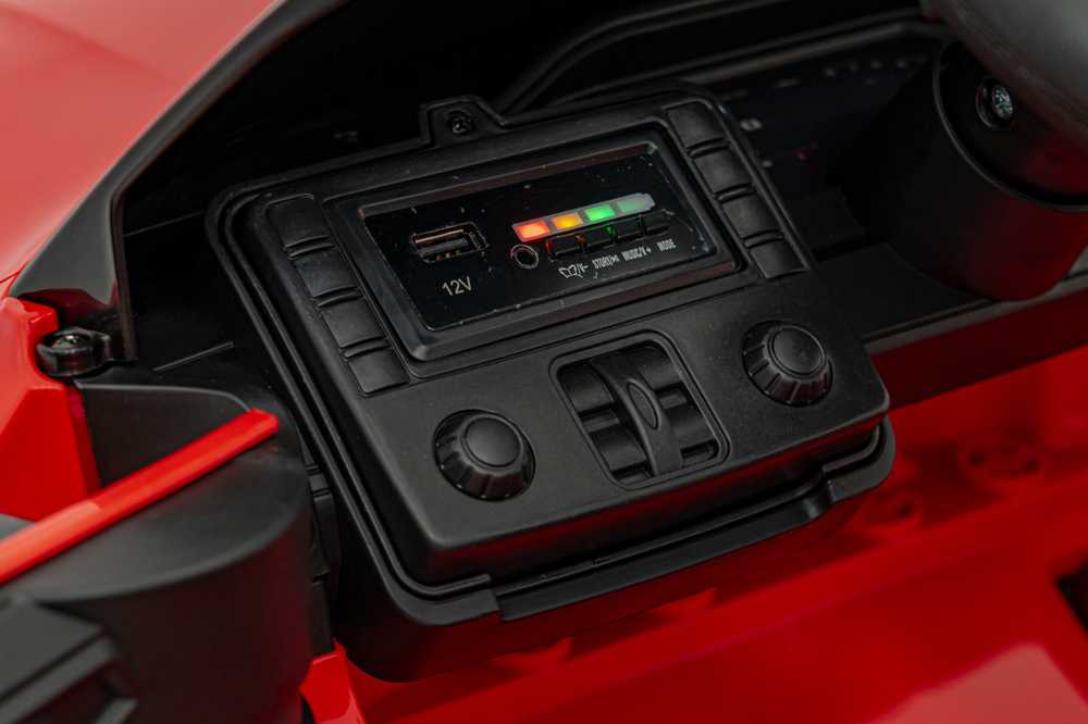 Ramiz Vaikiškas elektromobilis BMW M4 raudonas