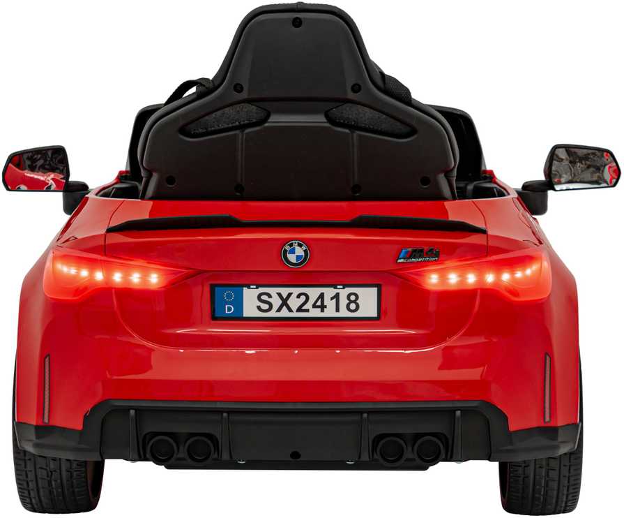Ramiz Vaikiškas elektromobilis BMW M4 raudonas