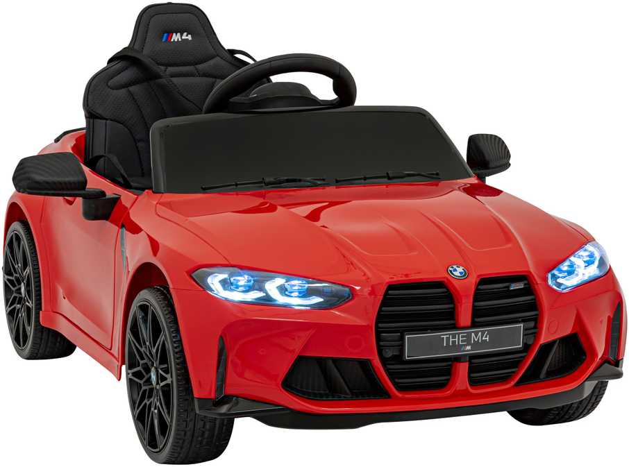 Ramiz Vaikiškas elektromobilis BMW M4 raudonas