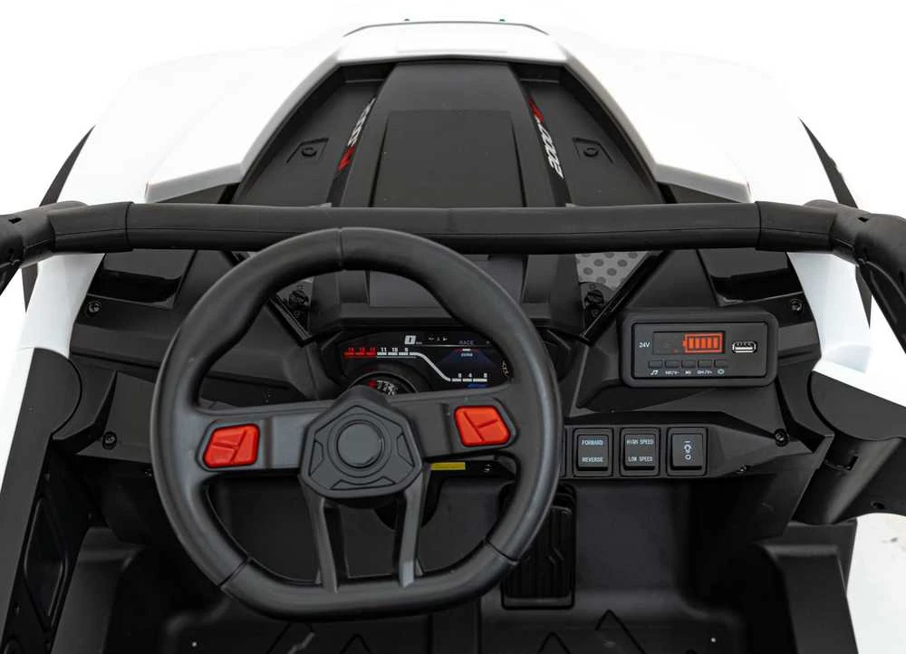 1Life Elektromobilis Buggy 4x4 KCK 24V Baltas