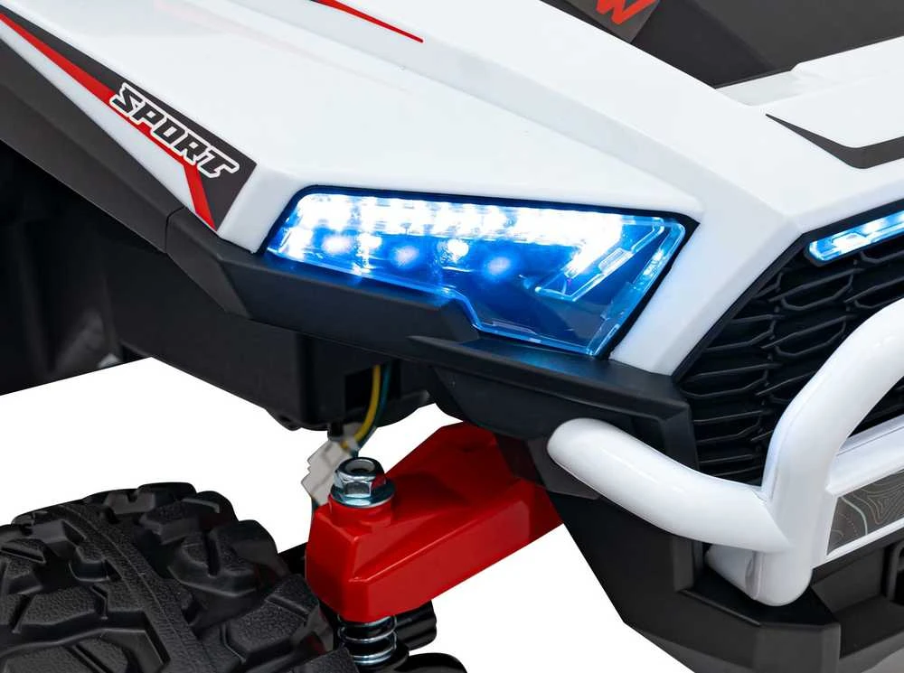 1Life Elektromobilis Buggy 4x4 KCK 24V Baltas