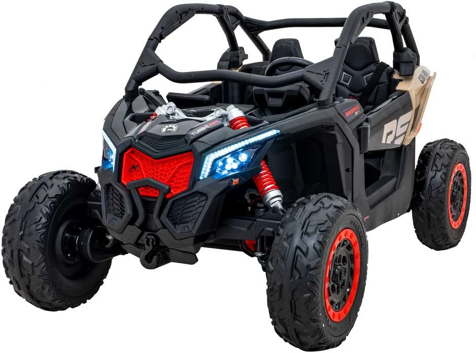 Ramiz Dvivietis elektromobilis vaikams can-am MAVERICK 24v 14Ah juodas