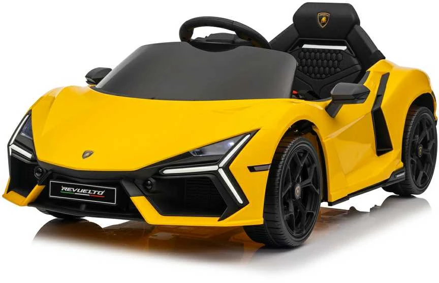 Elektromobilis Lamborghini Revuelto, Geltona