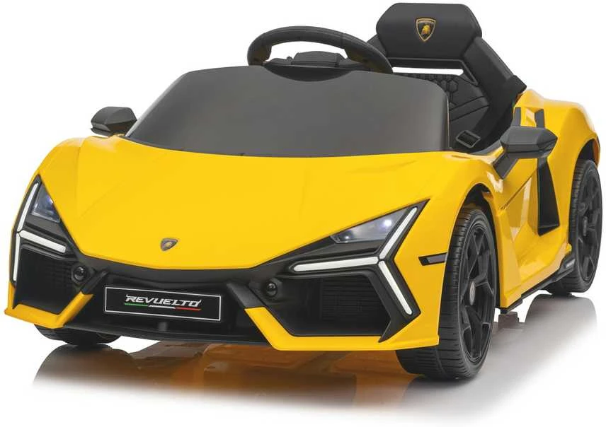 Elektromobilis Lamborghini Revuelto, Geltona