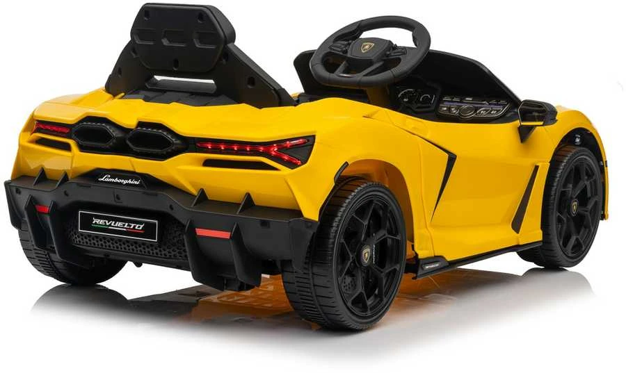 Elektromobilis Lamborghini Revuelto, Geltona