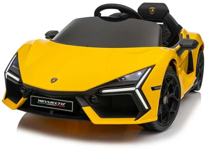 Elektromobilis Lamborghini Revuelto, Geltona