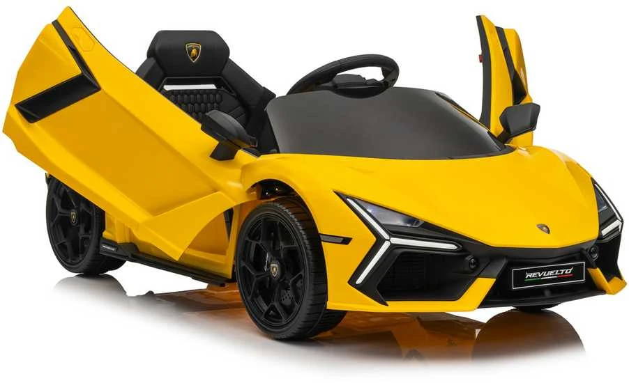 Elektromobilis Lamborghini Revuelto, Geltona