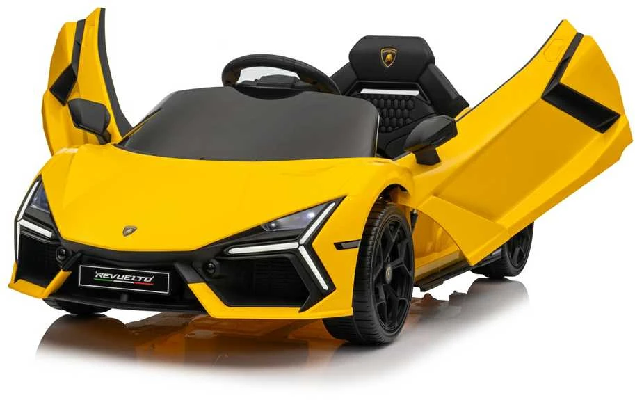 Elektromobilis Lamborghini Revuelto, Geltona