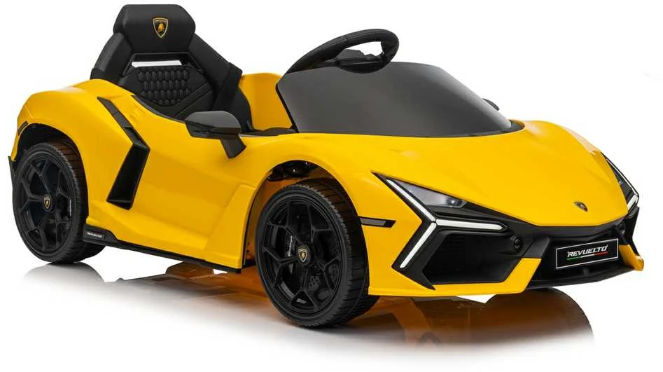 Elektromobilis Lamborghini Revuelto, Geltona