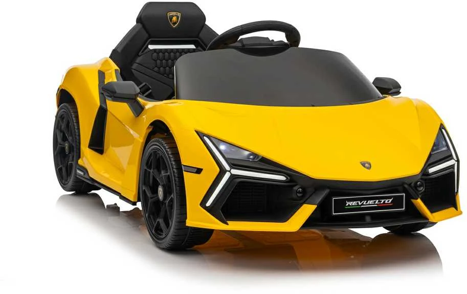 Elektromobilis Lamborghini Revuelto, Geltona