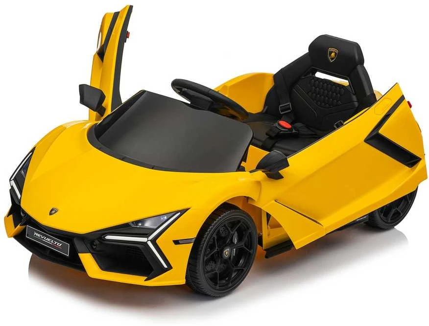 Elektromobilis Lamborghini Revuelto, Geltona
