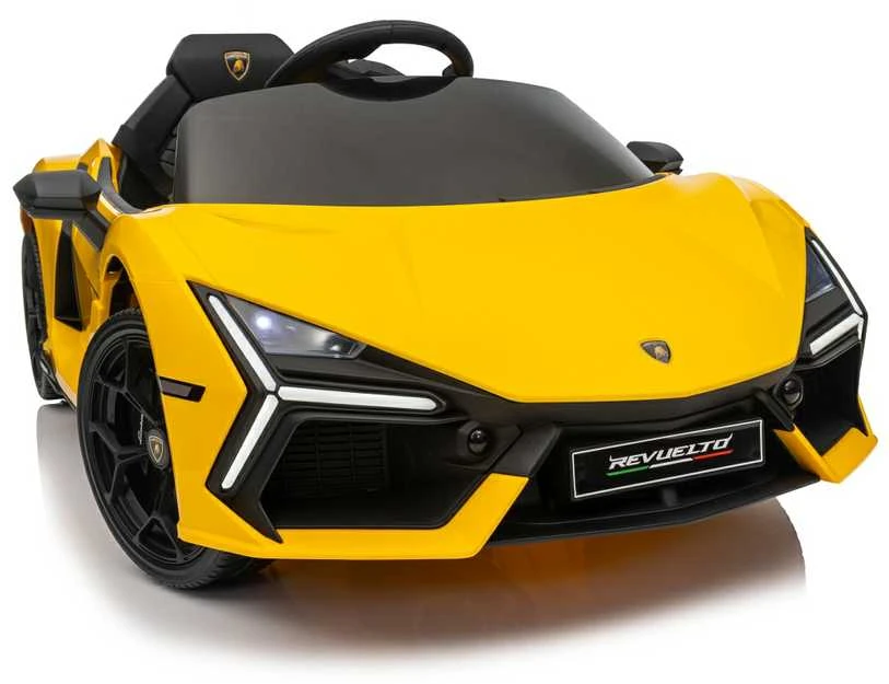 Elektromobilis Lamborghini Revuelto, Geltona