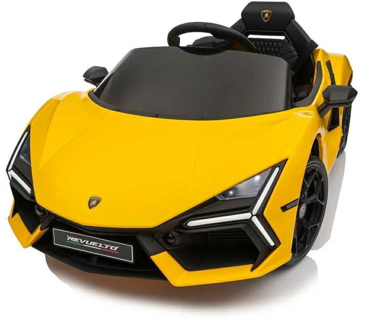 Elektromobilis Lamborghini Revuelto, Geltona