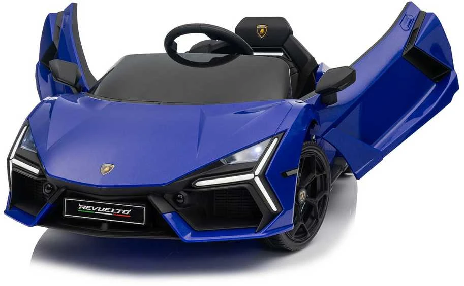 Mėlyna Elektromobilis Lamborghini Revuelto, Mėlyna