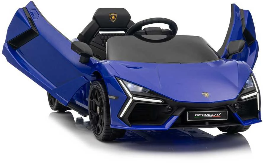 Mėlyna Elektromobilis Lamborghini Revuelto, Mėlyna