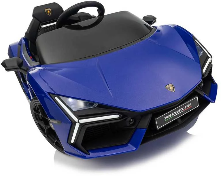 Mėlyna Elektromobilis Lamborghini Revuelto, Mėlyna