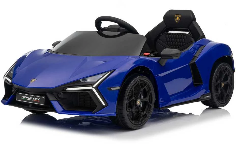 Mėlyna Elektromobilis Lamborghini Revuelto, Mėlyna