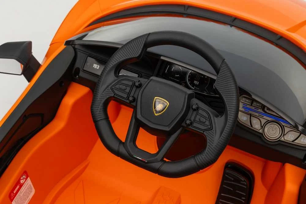 Oranžinis Elektromobilis Lamborghini Revuelto, Oranžinis