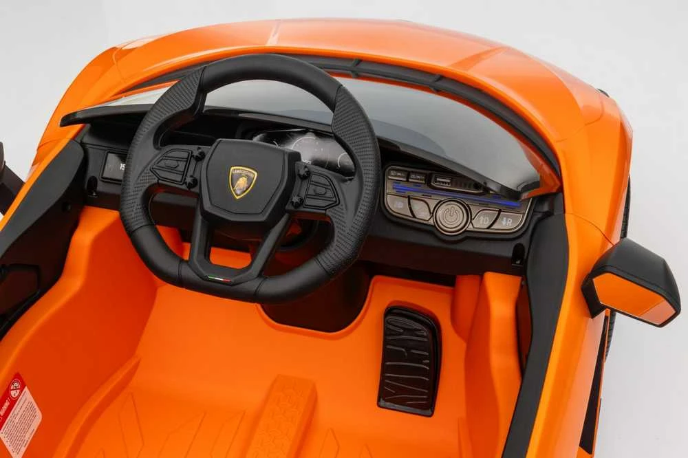 Oranžinis Elektromobilis Lamborghini Revuelto, Oranžinis