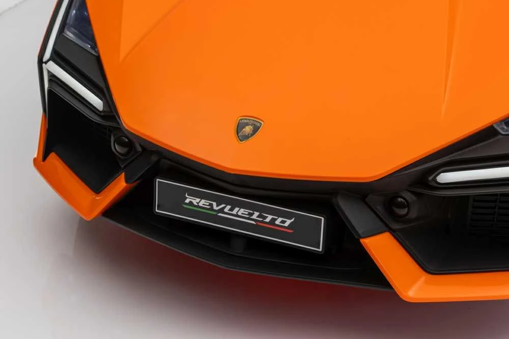 Oranžinis Elektromobilis Lamborghini Revuelto, Oranžinis