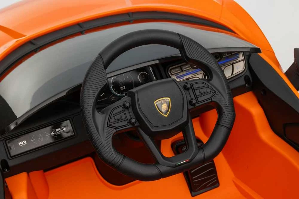 Oranžinis Elektromobilis Lamborghini Revuelto, Oranžinis