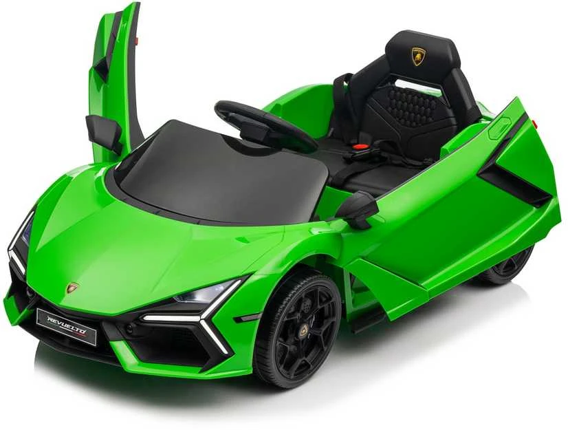 Ramiz Elektromobilis Lamborghini Revuelto, Žalias