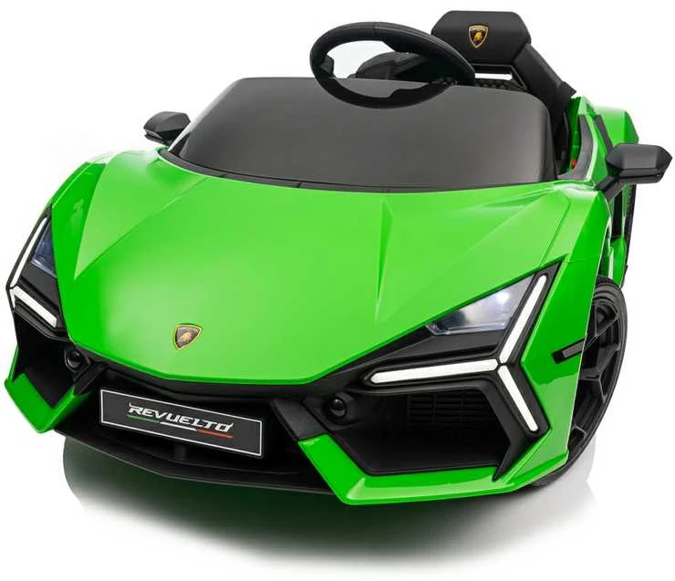 Ramiz Elektromobilis Lamborghini Revuelto, Žalias