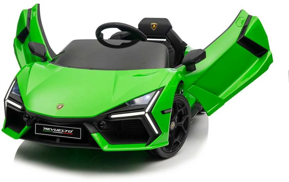 Ramiz Elektromobilis Lamborghini Revuelto, Žalias