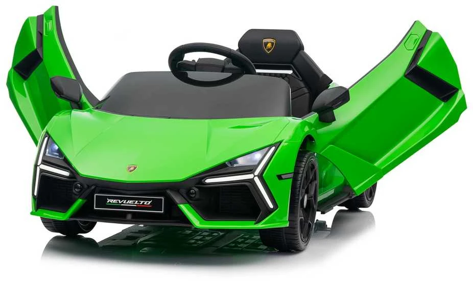 Ramiz Elektromobilis Lamborghini Revuelto, Žalias
