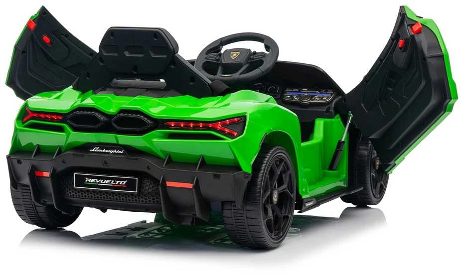 Ramiz Elektromobilis Lamborghini Revuelto, Žalias