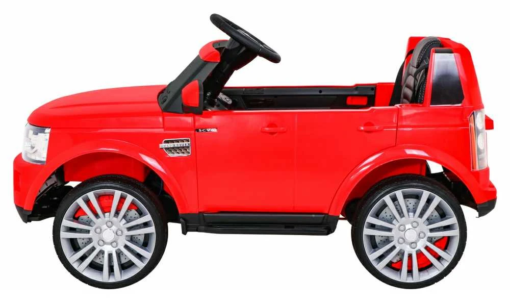 Ramiz Elektromobilis Land Rover Discovery, raudonas