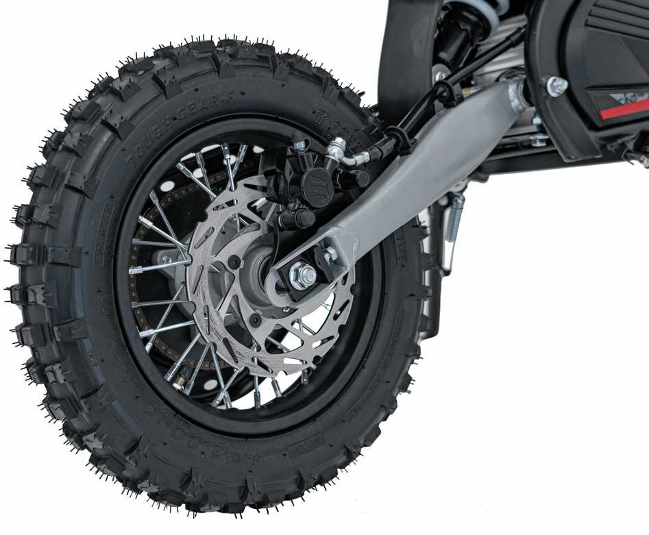 1Punkt Elektrinis motociklas PIT BIKE, Raudona