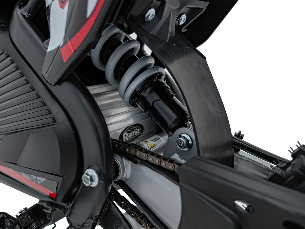 1Punkt Elektrinis motociklas PIT BIKE, Raudona
