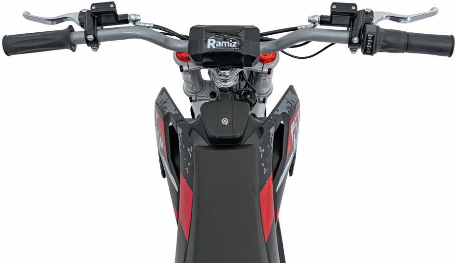 1Punkt Elektrinis motociklas PIT BIKE, Raudona