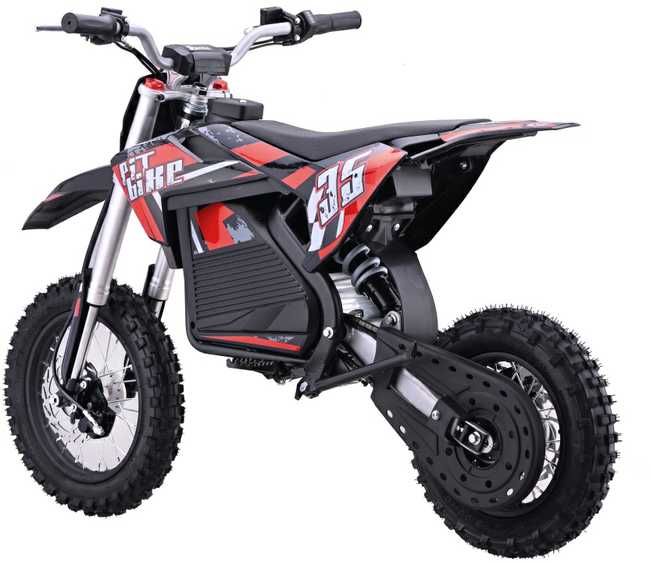 1Punkt Elektrinis motociklas PIT BIKE, Raudona