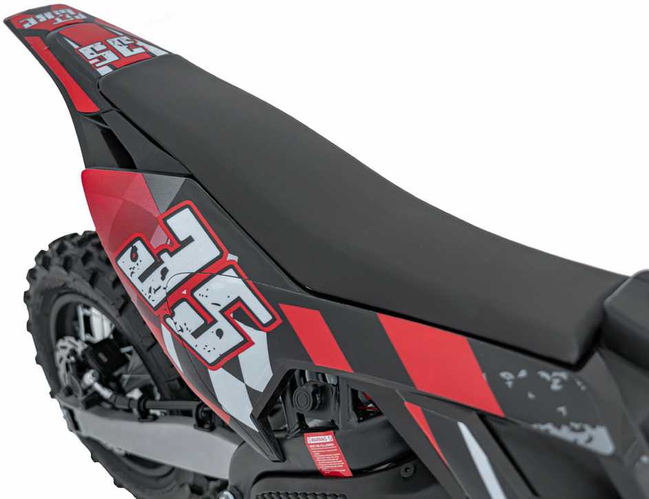 1Punkt Elektrinis motociklas PIT BIKE, Raudona