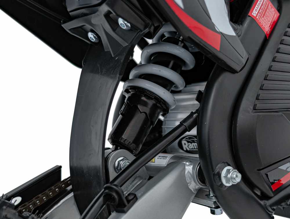 1Punkt Elektrinis motociklas PIT BIKE, Raudona