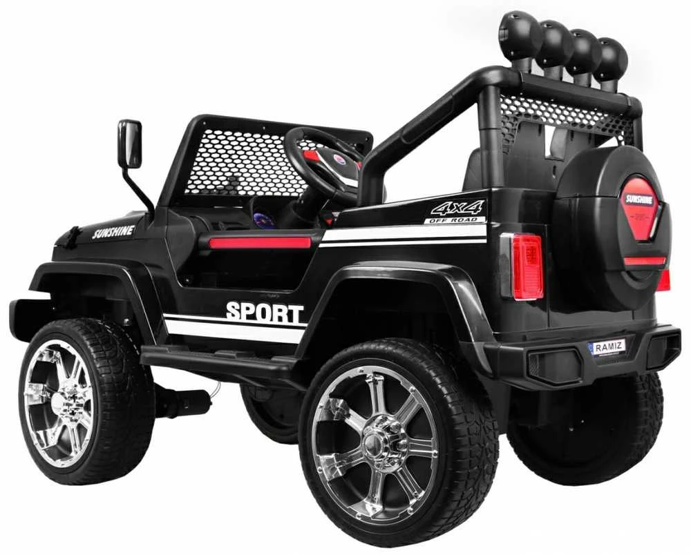 Ramiz Elektromobilis vaikams RAPTOR DRIFTER 4X4 S2388 Juodas