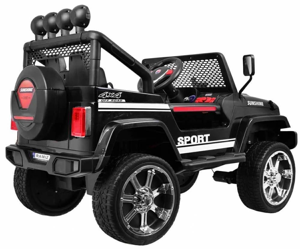 Ramiz Elektromobilis vaikams RAPTOR DRIFTER 4X4 S2388 Juodas