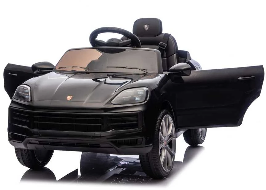 Elektromobilis Porsche Cayenne, Juodas