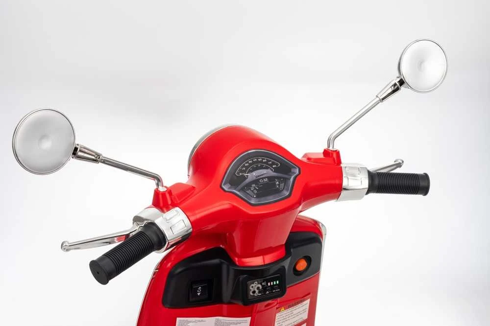 Elektrinis motoroleris Vespa ROMA, Raudona