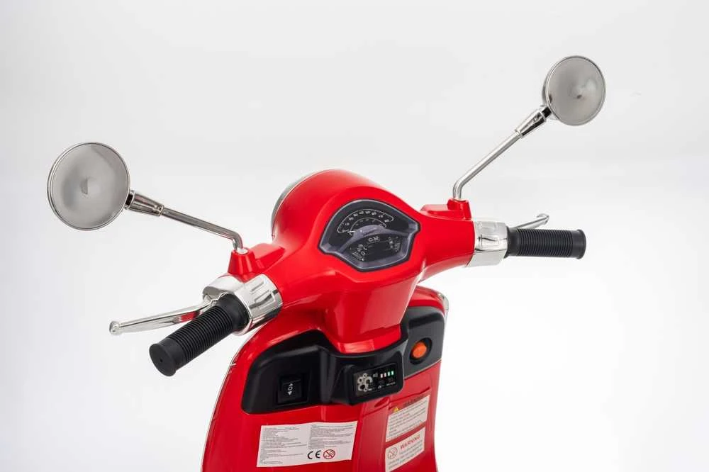 Elektrinis motoroleris Vespa ROMA, Raudona