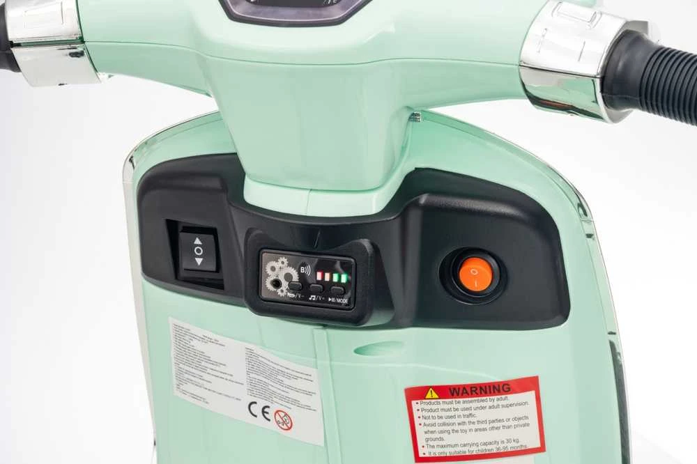 Eurobaby Elektrinis motoroleris Vespa ROMA, Žalias