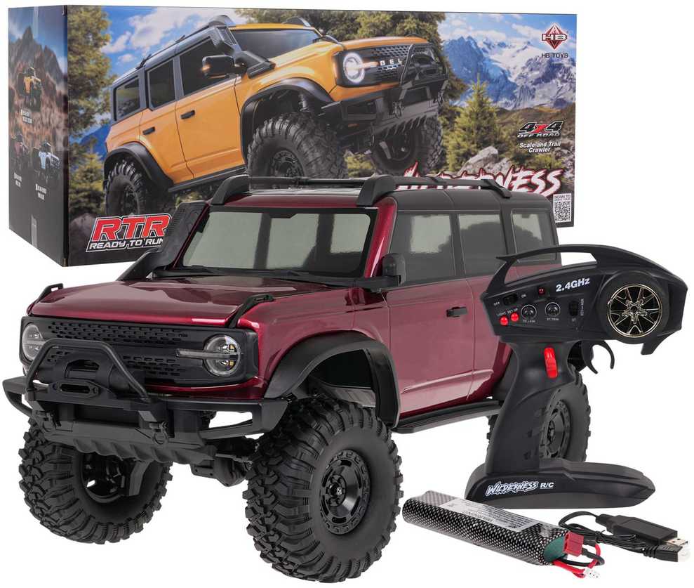 RAMIZ Radijo bangomis valdomas Wilderness automobilis 1:10