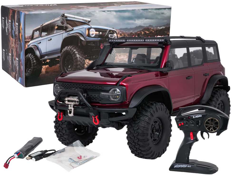 RAMIZ Radijo bangomis valdomas Wilderness automobilis 1:10
