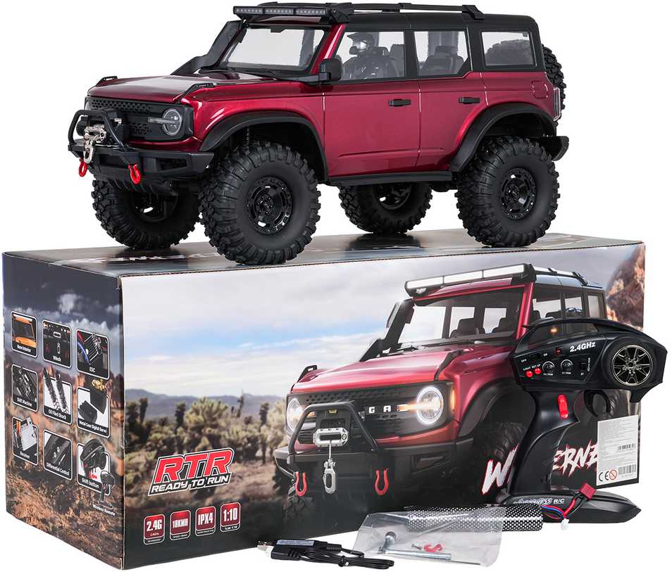 RAMIZ Radijo bangomis valdomas Wilderness automobilis 1:10