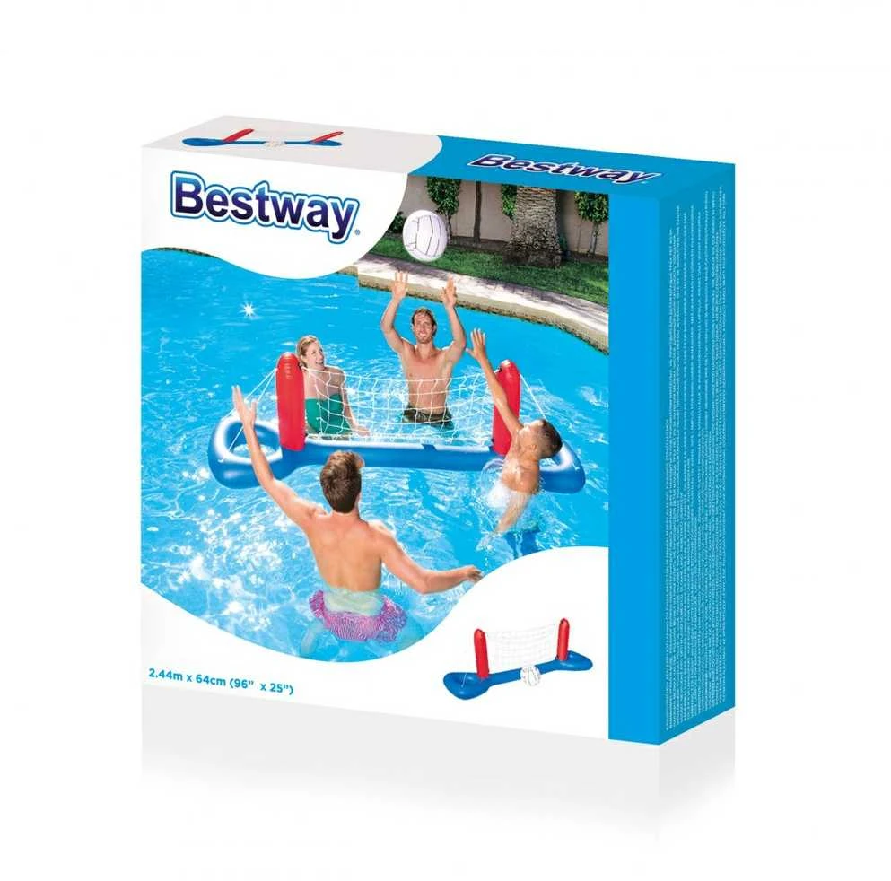 BESTWAY pripučiamas tinklinio rinkinys 2.44m x 64cm, 52133