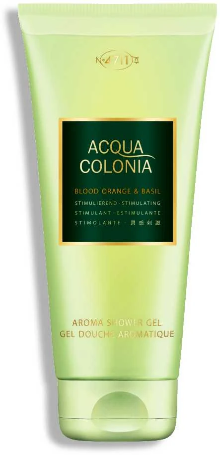 4711 Stim Blood Oranžinis y Basil Gel, 200 ml